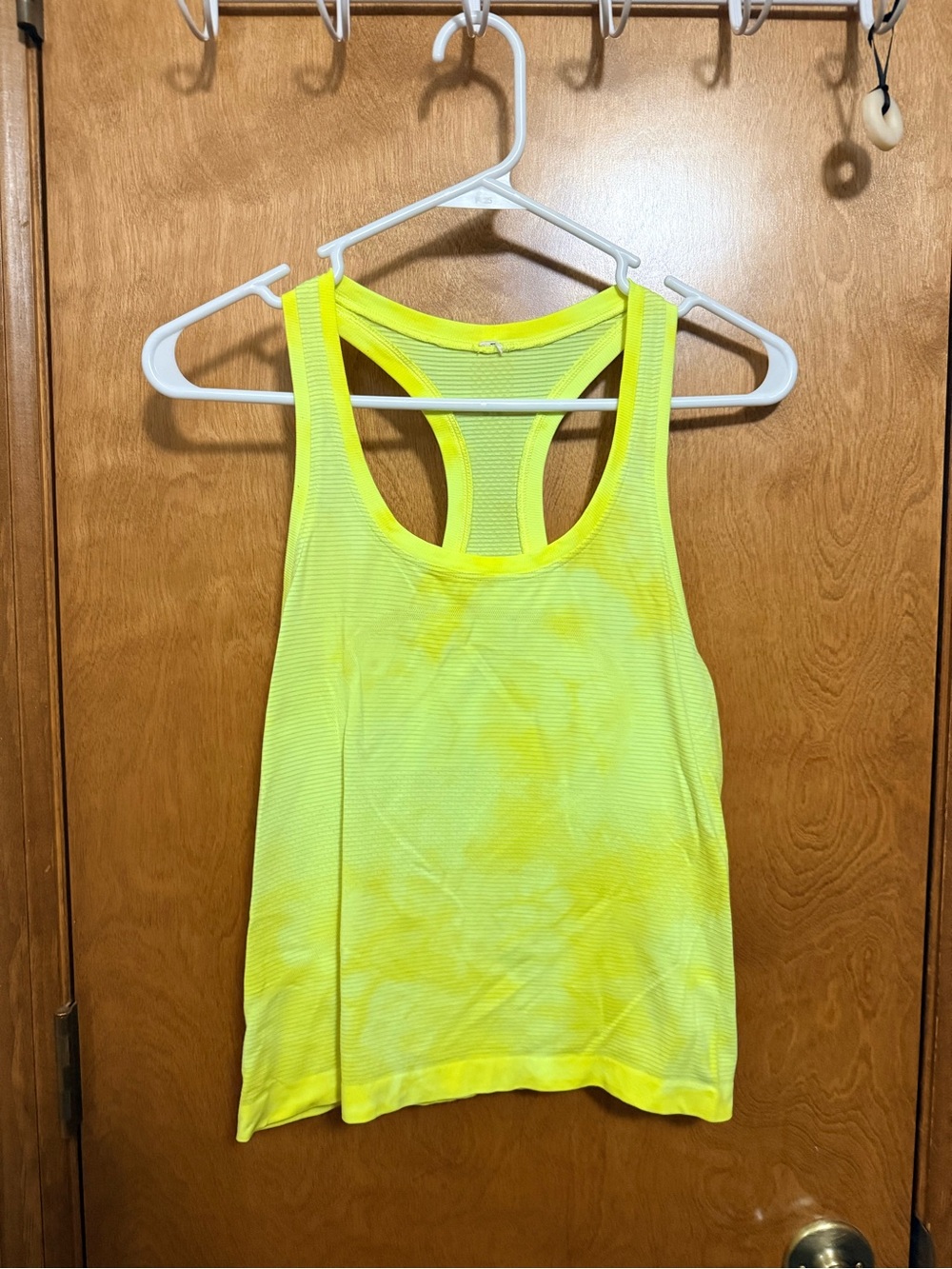 lululemon athletica Neon Yellow Racerback Tank